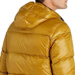 Nouvelle veste matelassée légère à capuche pour homme, imperméable, décontractée, pour l'hiver, avec logo personnalisé et services OEM ODM - Product Image 4