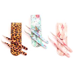 Pinzas para Pestañas de Diseño Personalizado, Puntas Ultrafinas, Ergonómicas, de Acero Inoxidable, Duraderas, Precisión, Antiestáticas, Herramienta de Belleza para Pestañas - Product Image 2