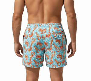 Pantalones Cortos Deportivos de Lona con Estampado Animal para Hombre, Antiarrugas, con Bolsillos con Cordón, Cintura Elástica, 100% Algodón, Secado Rápido y Transpirables - Product Image 2