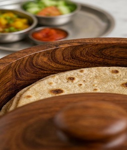 Boîte à Chapati en Plastique Poli de Qualité Supérieure, Écologique, Lavage Manuel, Design Américain, Bol de Service avec Couvercle pour Roti et Aliments - Product Image 3