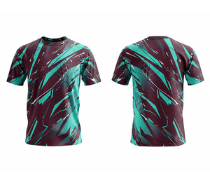 Premium Sublimation T Shirt for Sports and Casual Wear Fitness Apparel Supplier | <b>Men</b> Women Youth Sizes | Lightweight Quick Dry - Product Image 6