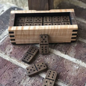 Juego de dominó clásico de madera, juego de mesa educativo familiar, juguete de entrenamiento, diversión familiar, actividad de aprendizaje, regalo. - Product Image 1