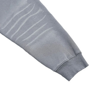 Sudadera con capucha teñida al por mayor para hombre, jersey personalizado con estampado liso de forro polar, transpirable, de secado rápido, ecológico, para otoño - Product Image 4