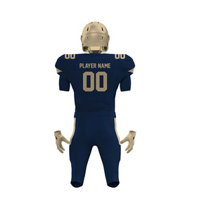 Maillot de football américain respirant à manches courtes de qualité supérieure, design personnalisé, ensembles grandes tailles avec options personnalisées - Product Image 3