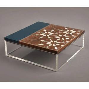 Boîte à chocolat carrée en acrylique de luxe avec incrustation de nacre, durable, multifonctionnelle, pour cadeaux du Ramadan et de l'Aïd, style minimaliste - Product Image 3