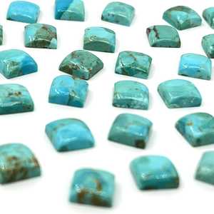 Turquesa Mohave Azul, Cabujón Cuadrado, Piedra Preciosa Suelta para Joyería - Product Image 2