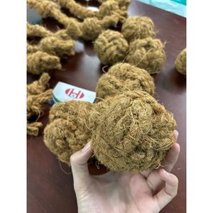Pelota de Cuerda para Masticar para Perros, Hecha a Mano con Cáscara de Coco Natural de Alta Calidad, Ecológica, Lista para Enviar - Product Image 6