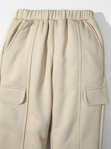 Men's High Quality Lightweight Breathable Fleece Jogger Summer Cargo Pockets Outdoor Athletic Apparel Casual Streetwear <b>Pants</b> - Product Image 4