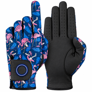 Dernier modèle de gants de golf en cuir Cabretta avec logo en caoutchouc personnalisé, pour droitiers et gauchers, supportant la personnalisation par le fabricant - Product Image 1