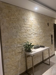 High Class Eco-friendly Natural Split Yellow <b>White</b> Marble Waterproof Wall Cladding <b>Panels</b> 5-year Warranty for Modern - Product Image 6