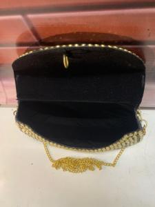 Pochette en mosaïque de nacre faite à la main avec chaîne, sac de soirée, mini sac à bandoulière pour mariage et fête - Product Image 3
