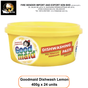 Pasta Lavavajillas Goodmaid 400g Limón, Eliminación Superior de Grasa, Larga Duración, Hecho en Malasia, Compra al por Mayor para Exportación Internacional - Product Image 2