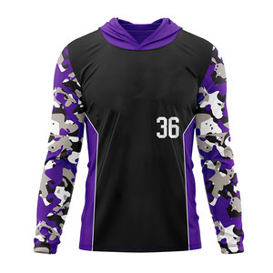 T-shirt personnalisé à sublimation avec capuche, séchage rapide, polyester, pour le sport, l'entraînement, la course, la gym, les clubs, les joueurs - Product Image 5