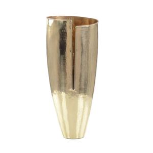 Decoración para Bodas, Plantas Artificiales, Macetas, Jarrones Metálicos, Artesanías, Jarrón Alto Dorado con Base de Pilar, Precio al por Mayor - Product Image 1