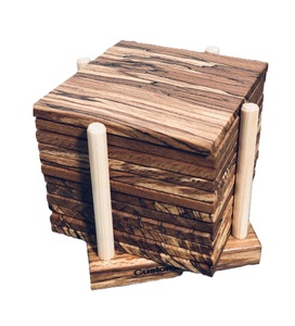 Famous Design Mango Wood Coaster Wooden Coaster Solid Wood Coaster Acacia Wood Coaster Place Mats At very good Price - Product Image 3
