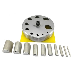 Kit de disques de polissage pour bijoux en fer avec 9 tiges de remplacement pour outils rotatifs DIY, forme irrégulière, modèle SUNTOOLS/STIPL 280C(II) - Product Image 1