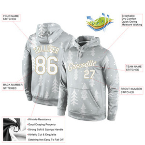 Nouveau style tendance : Sweat à capuche personnalisé en polyester avec impression intégrale – Vente en gros fabricant - Product Image 2