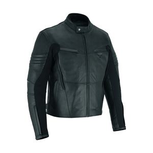 Chaqueta de moto de cuero para hombre Chaqueta de motorista aprobada por la CE Chaqueta de montar de cuero duradera para todas las estaciones - Product Image 4