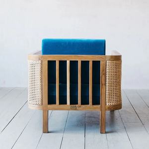 เก้าอี้โซฟาห้องนั่งเล่นทันสมัยพร้อมเบาะโฟมความหนาแน่นสูงโครงสร้างทนทานที่วางแขนที่สะดวกสบายที่นั่งเสริมที่มีสไตล์สำหรับบ้าน - Product Image 3