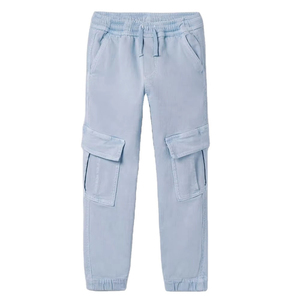 Pantalon cargo style jogger en coton pour enfants, taille ajustable, durable, pour l'extérieur, vente en gros, fabricant - Product Image 1