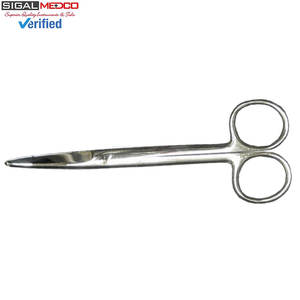 Juego de 2 Tijeras Mayo Estándar de 5.5 Pulgadas, Rectas y Curvas, de Acero Inoxidable, Manuales, con Certificación CE, Instrumentos Quirúrgicos para Tejidos Precisos - Product Image 6