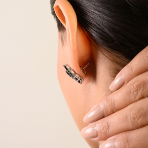 Best Selling Women's Solid <b>Silver</b> Natural Pear & Marquise Cut Blue Sapphire Floral <b>Stud</b> Earrings Fine Handmade Jewelry - Product Image 4