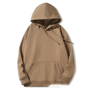 เสื้อฮู้ดผ้าฟลีซเนื้อนุ่มพิเศษ 400 กรัม สำหรับฤดูหนาว ออกแบบโลโก้ปักตามสั่ง OEM ชุดคู่รัก - Product Image 6