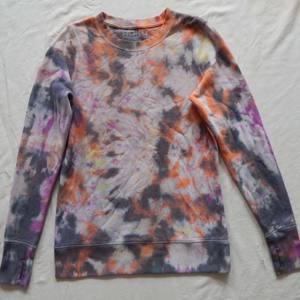 High Quality Custom <b>Men's</b> Oversized <b>Thermal</b> Casual Pullover Neck Sweatshirt Solid Pattern O-Neck Drop Shoulder Tie Dye Winter - Product Image 5