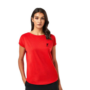 Solid Trader <b>Top</b> Quality Elastic Breathable Smooth Fine Stitching Casual Outing Wear Elegant Looking Trendy Women Tee Shirt - Product Image 3