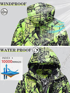 ชุดสกีฤดูหนาวแบบใหม่สำหรับทุกเพศ ชุดเสื้อแจ็คเก็ตสกีมีฮู้ดพร้อมระบบทำความร้อน กางเกงสโนว์บอร์ด ชุดกันน้ำสำหรับเล่นกีฬากลางแจ้ง - Product Image 3