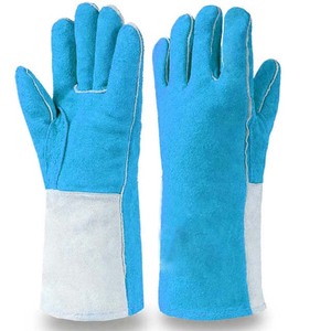 Guantes de Soldadura Tig Mig de Alta Calidad, Guantes de Soldador de Argón, Cuero Genuino, Talla XL, Anti-Corte - Product Image 1