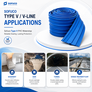 Prevención de Fugas de Agua Subterránea, Impermeabilizante Sofuco ASTM Tipo SP de PVC con Resistencia a los Álcalis para Pozos de Elevadores - Product Image 2