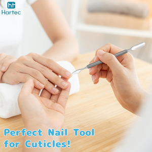 Stainless Steel Cuticle Pusher <b>Tools</b> Spoon Nail Cleaner Cuticles Remover Cuticles Trimmer Nails Cleaner Dual Sided Manicure <b>Tool</b> - Product Image 5