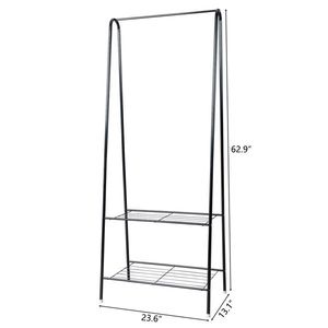Organizzatore Moderno a 2 Livelli in Plastica Pieghevole e Smontabile per Scarpe e Borse, Salvaspazio per Soggiorno - Product Image 3