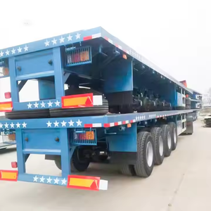 Semi-remorque benne basculante robuste pour conteneurs de 40 et 20 pieds, pour camion tracteur - Product Image 5