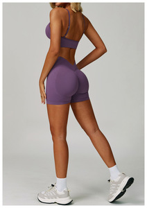 Ensemble de vêtements de sport actifs pour femmes, vêtements de sport pour la salle de sport, vêtements de fitness, ensemble de yoga, séchage rapide, sans couture, ensemble de fitness 2 pièces pour femmes - Product Image 3