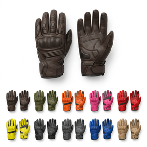 Latest Style High Performance Riding <b>Glove</b> Leather Protective Anti Slip <b>Touch</b> Screen Breathable Hard Knuckle Safety Biker <b>Gloves</b> - Product Image 1