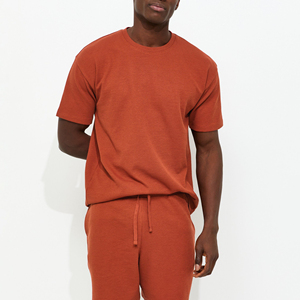 Shorts de sport personnalisés en gros pour hommes, ensemble de shorts de survêtement vierges pour l'été - Product Image 5