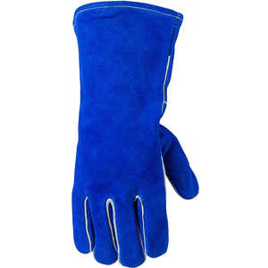 Custom Logo Printed Cowhide Leather TIG Welding Work <b>Gloves</b> Industrial Construction Heat Protection Safety Welder Working <b>Gloves</b> - Product Image 3