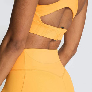 Conjunto de Yoga de 2 Piezas para Mujer, Diseño Elegante, Sólido, para Gimnasio y Entrenamiento, Cómodo, Elástico, de Secado Rápido, Transpirable y Ecológico - Product Image 6
