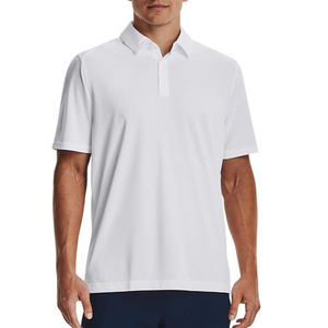 Polo décontracté pour homme, noir et blanc, tricoté, manches courtes, léger, mode estivale, vêtements de golf, production sur mesure OEM - Product Image 4