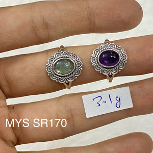 แหวนเงินแท้ 925 ประดับอเมทิสต์สุดหรู สไตล์วินเทจ อาร์ตเดโค แหวนทรงรัศมีสำหรับผู้หญิง พลอยสีน้ำเงินเข้ม แหวนวันครบรอบสไตล์วิคตอเรียน รับผลิตตามแบบ OEM - Product Image 1