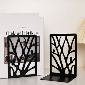 Porte-livres géométriques modernes en métal, décoratifs et portables, pour le bureau et la décoration intérieure - Product Image 6