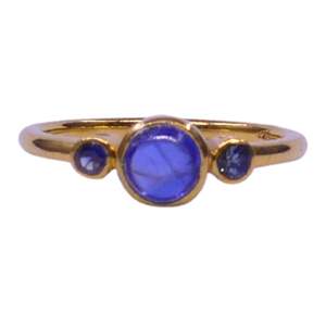 Bague de fiançailles et de mariage classique en kyanite émeraude, en argent sterling vermeil plaqué or, élégante - Product Image 2