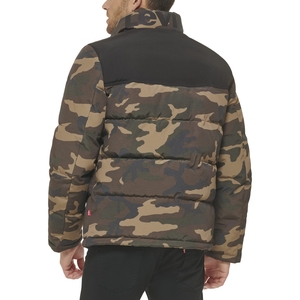 <b>Men</b> Thick Puffer <b>Jacket</b> with Hood Reversible Design Waterproof & Windproof Nylon Material Streetwear Style - Product Image 5