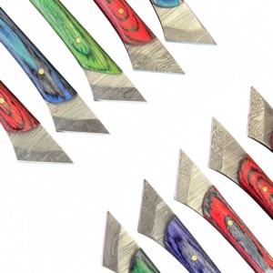 Durable Multi Usage Damascus Steel <b>Blade</b> Outdoor Camping Sheep <b>foot</b> Edge Fixed <b>Blade</b> Knife - Product Image 2