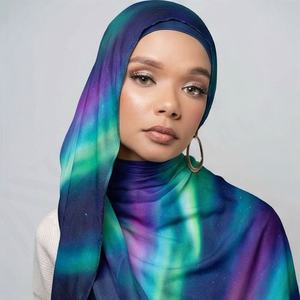 Fabricante de Hijabs Modales, Hijabs Modales de Color Personalizado, No Transparentes, con Gorro Interior a Juego, Suaves, Transpirables, Pañuelo de Moda Premium - Product Image 4