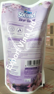 น้ำยาซักผ้าโซคลิน สูตรน้ำ คุณภาพดีที่สุด กลิ่นซอฟท์เทอร์เจนท์ สตัมมี่ นิวยอร์ก และ โตเกียว สปริงส์ 820 มล. พร้อมสารปรับผ้านุ่ม อินโดนีเซีย แลอนด์รี แคร์ - Product Image 4