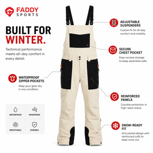 <b>Waterproof</b> Breathable Men Women Ski Bib Pants Insulated Winter Snowboarding Bibs Windproof Outdoor Snow <b>Overalls</b> Wholesale OEM - Product Image 3