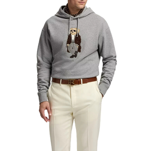 Sweat à capuche pour homme avec logo personnalisé, coton premium, décontracté, surdimensionné, vente en gros - Product Image 1